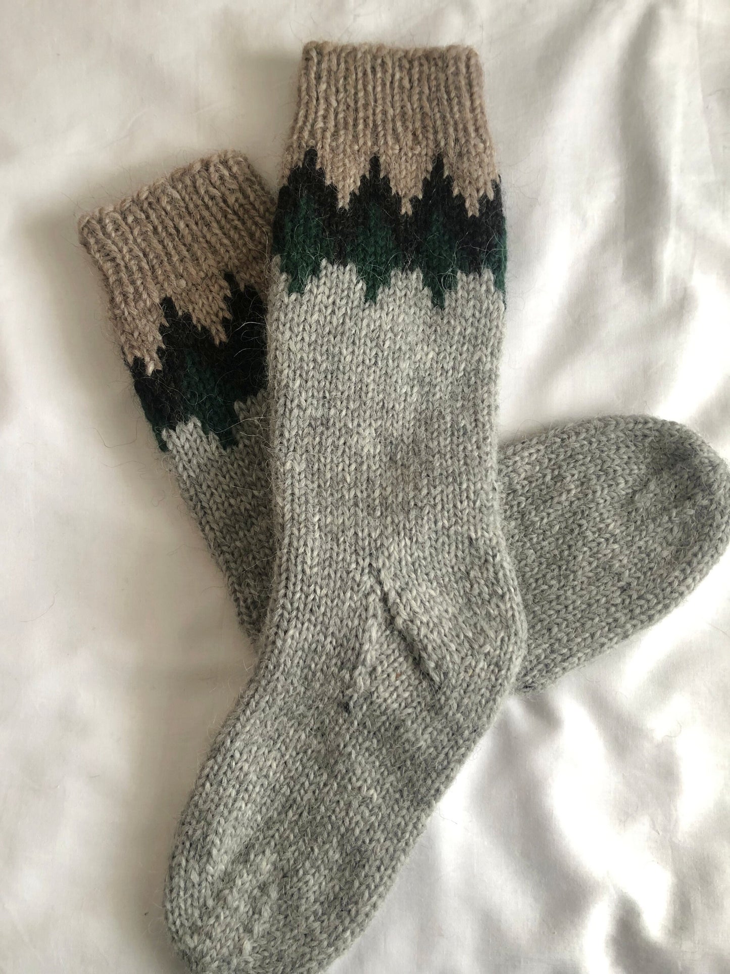 Icelandic high wool socks, lopasokkar, wool socks