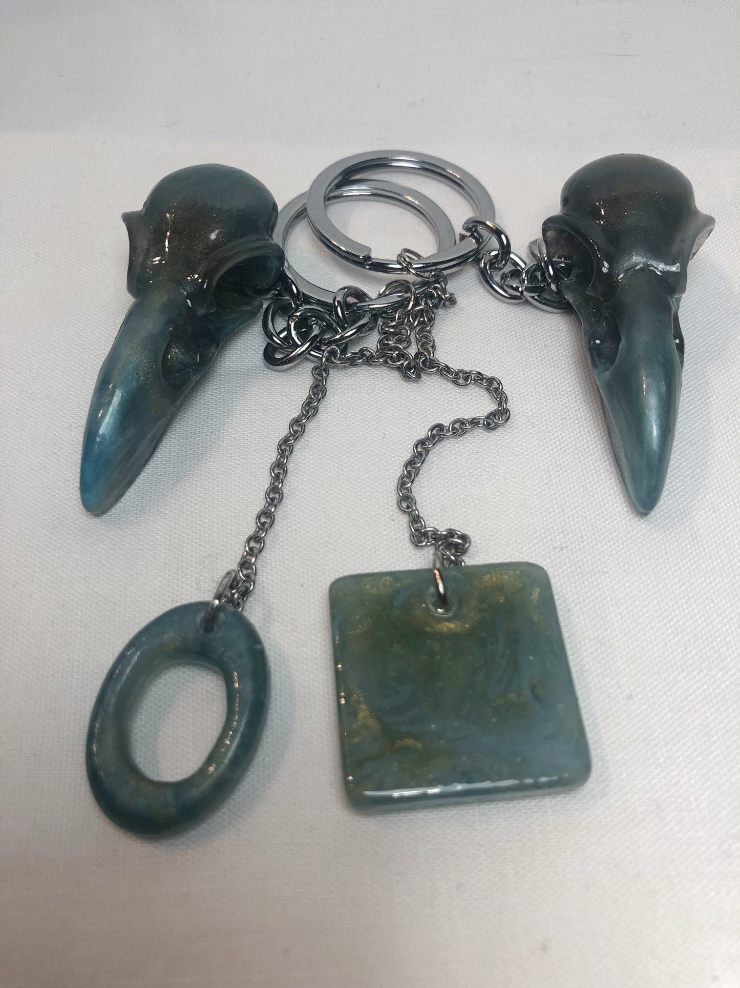 Skull keychain and charm