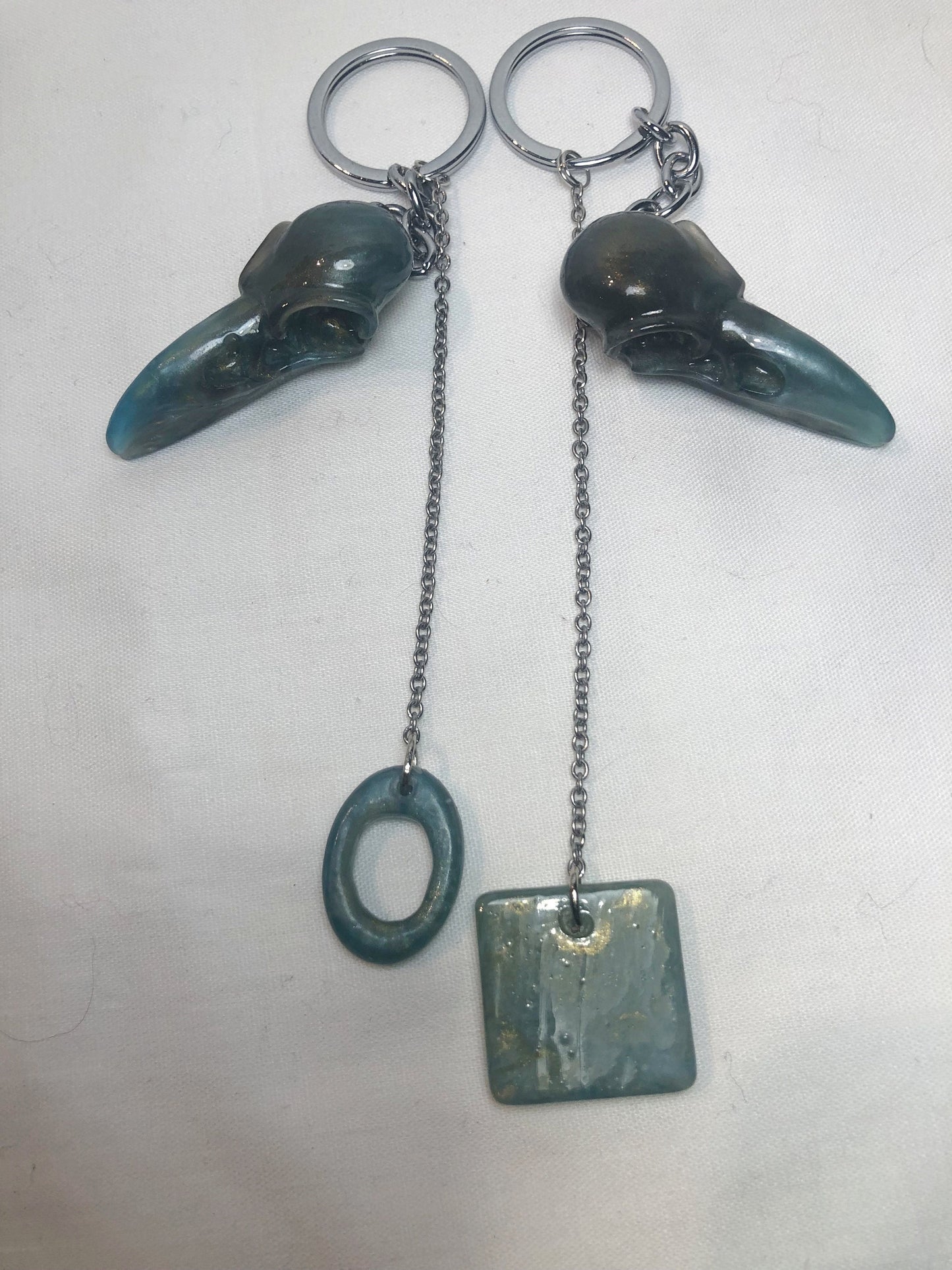 Skull keychain and charm