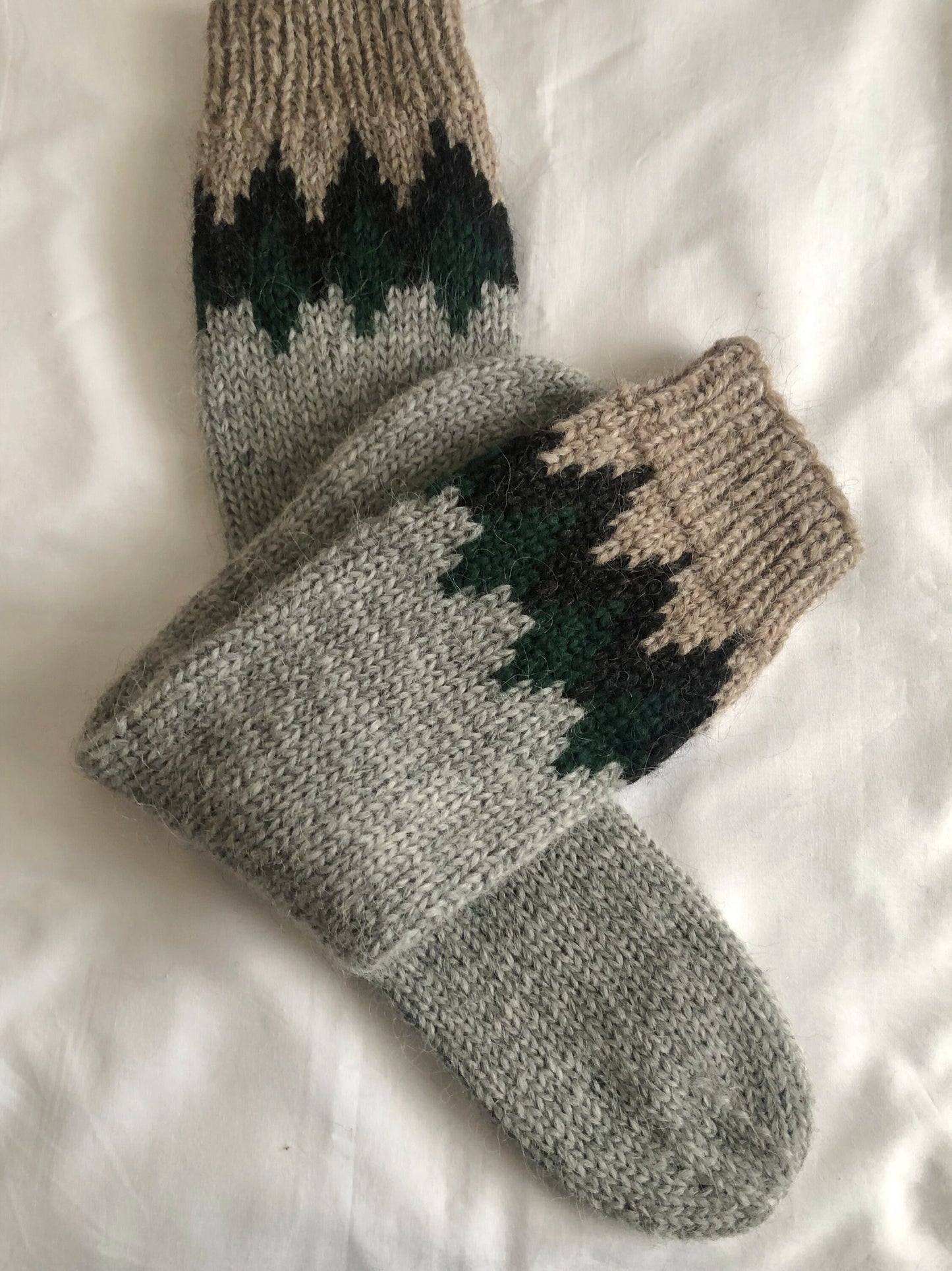 Icelandic high wool socks, lopasokkar, wool socks