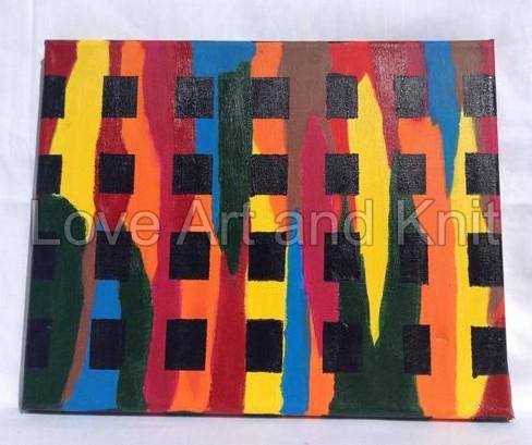 canvas abstract acrylic painting, abstract painting,