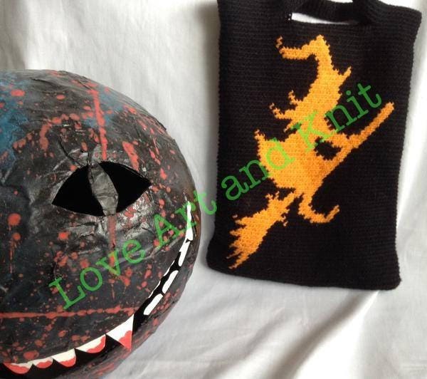 trick or treat bag, witch bag