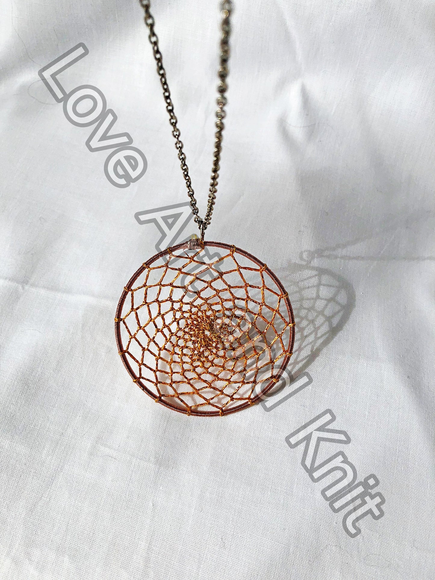 Dream catcher necklace