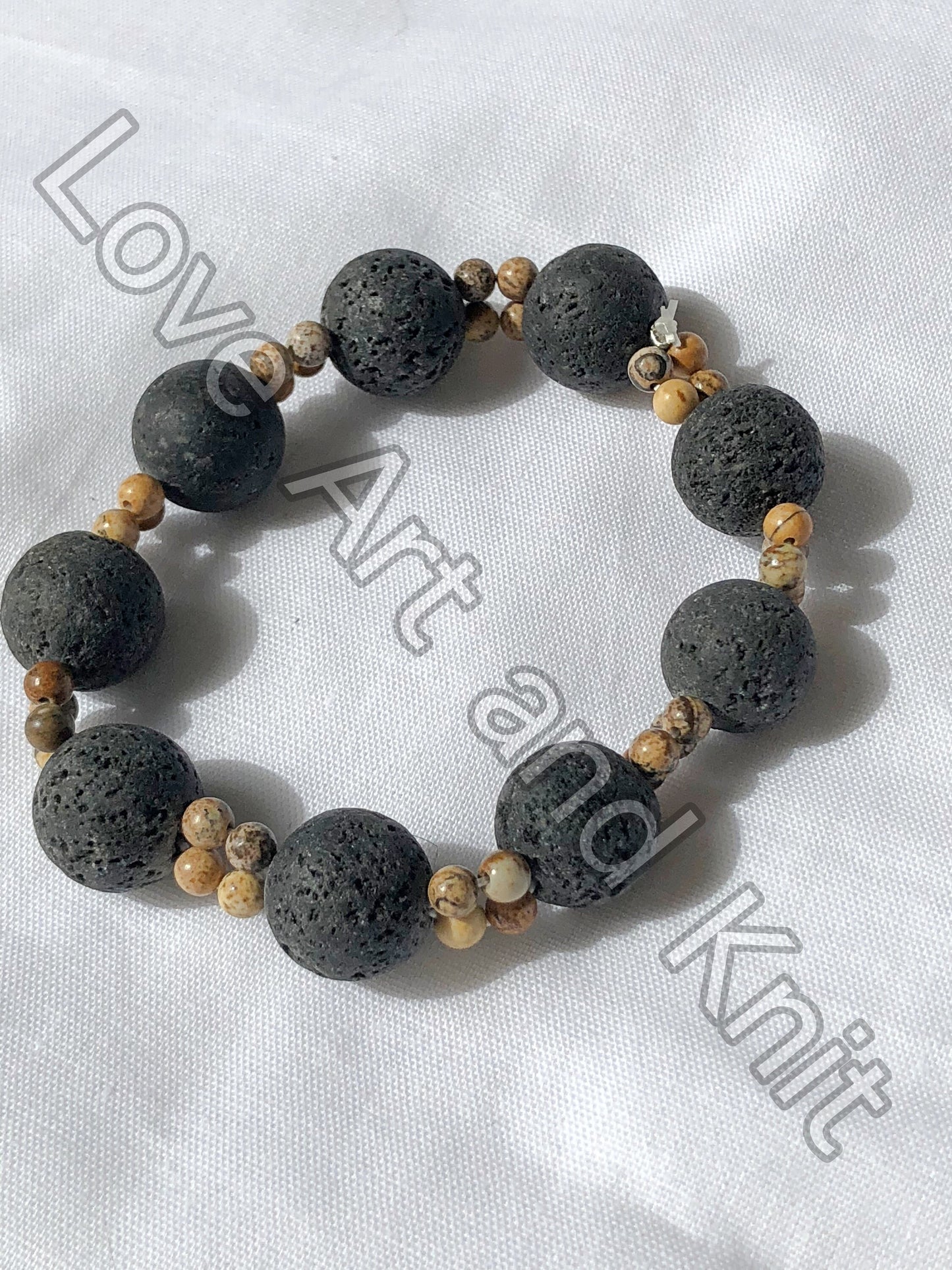 natural stones bracelet, lava stones bracelet