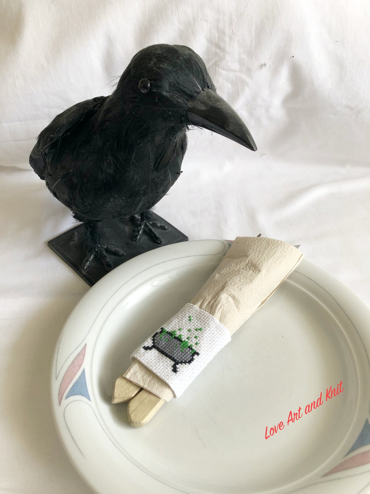 napkins rings, dinner decoration, witch pot