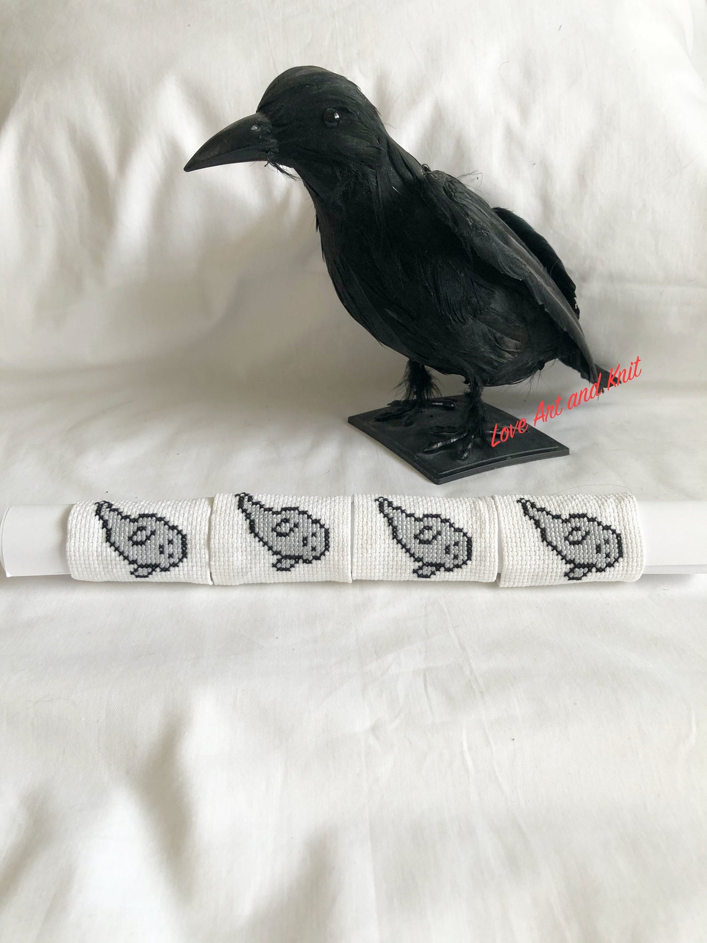 ghost napkins rings, halloween table decoration,