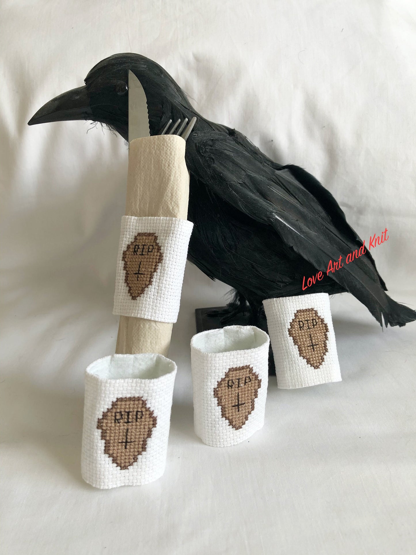 halloween napkins rings, halloween table decoration,