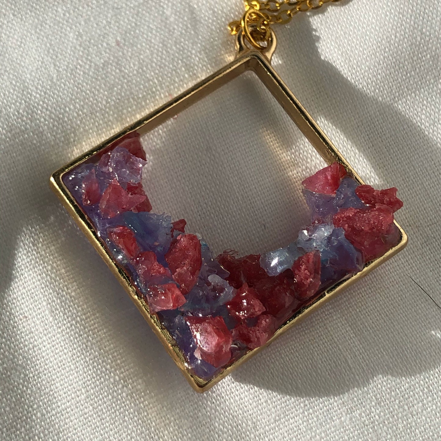Necklace, pendant, unique jewellery, for her, gift for her, resin jewellery, resin stones, resin necklaces for women, for girlfriend