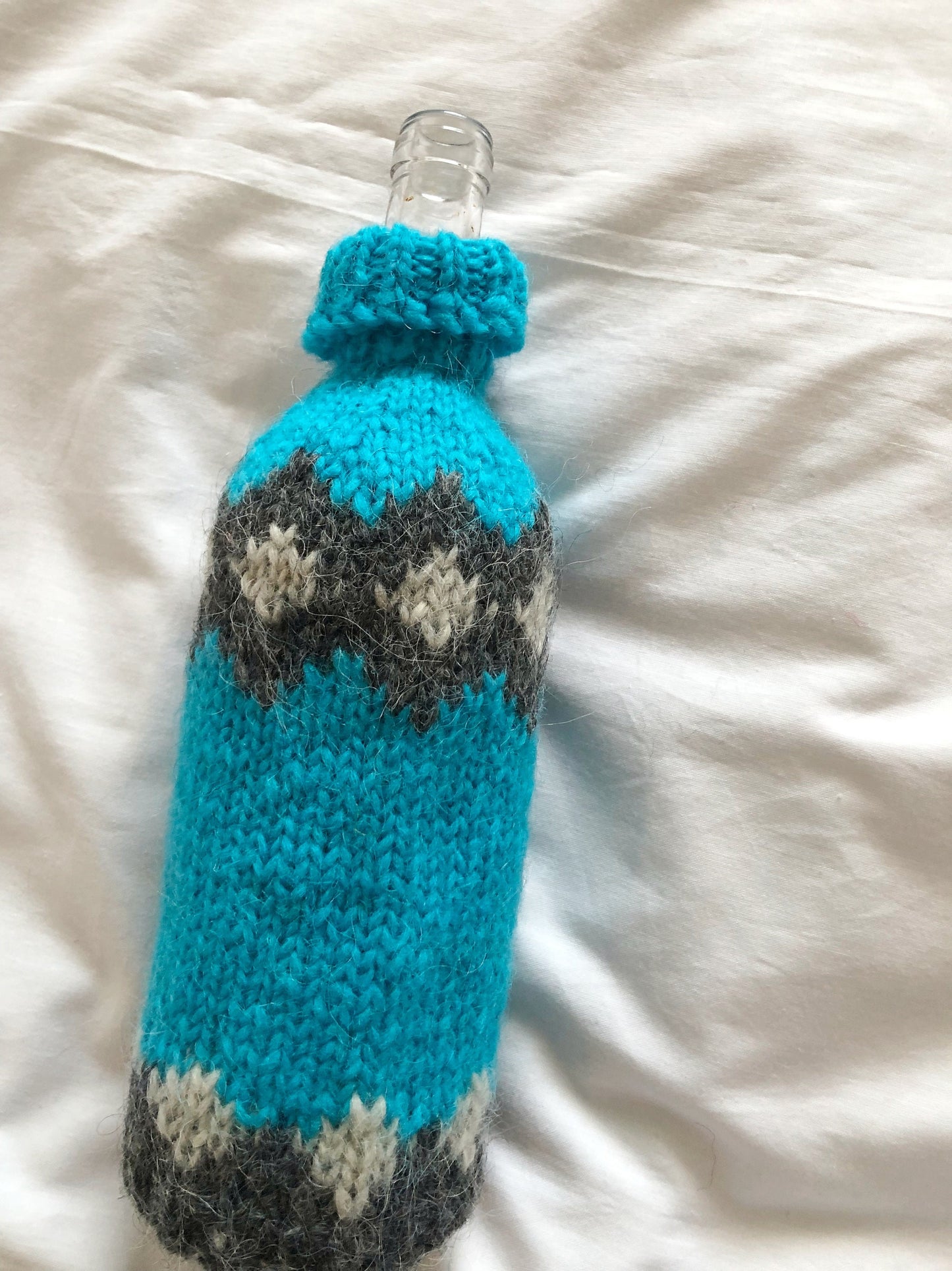 bottle sleeve, anniversary gift, table decoration