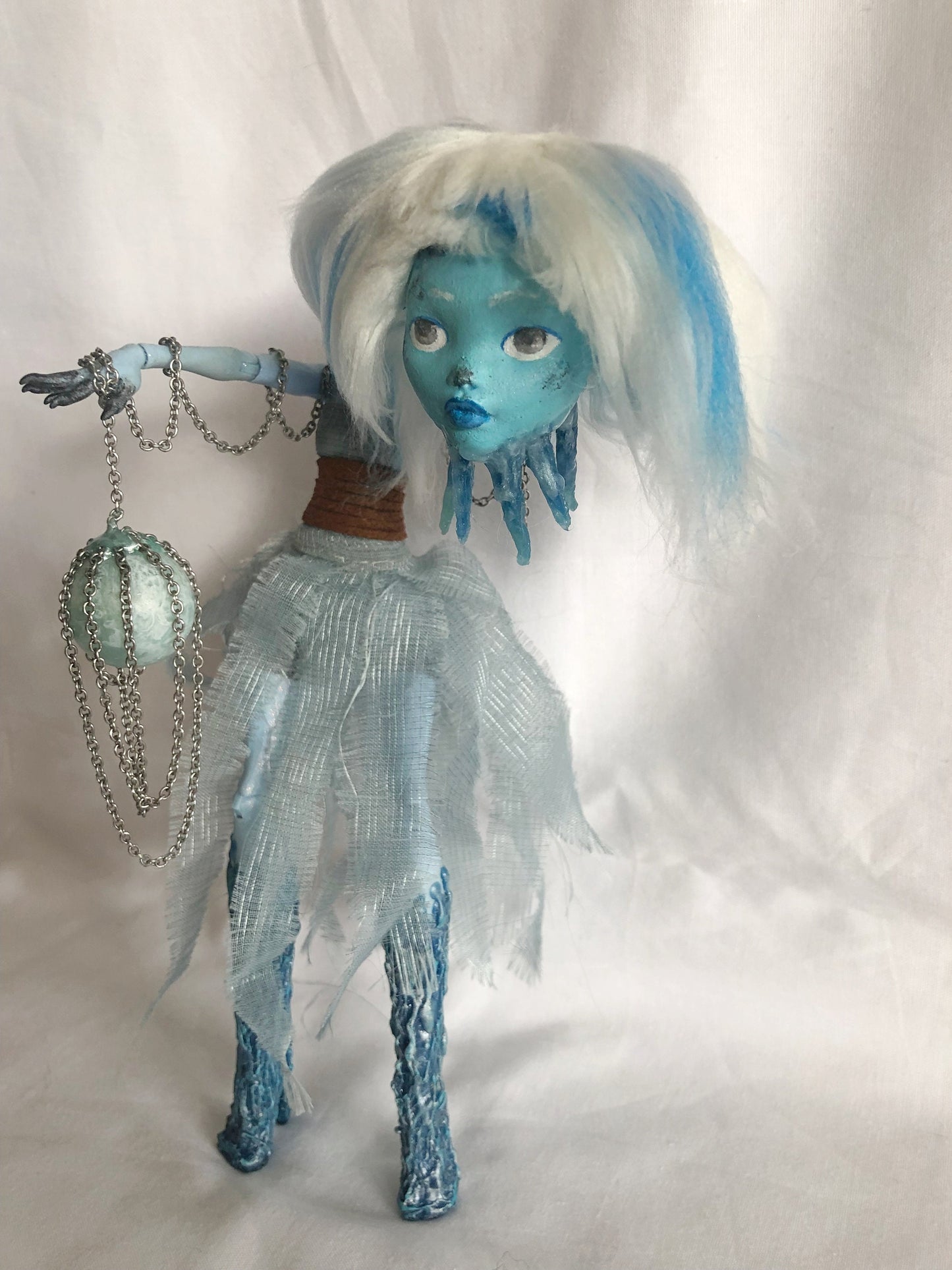 Figurine, altered doll, doll repaint