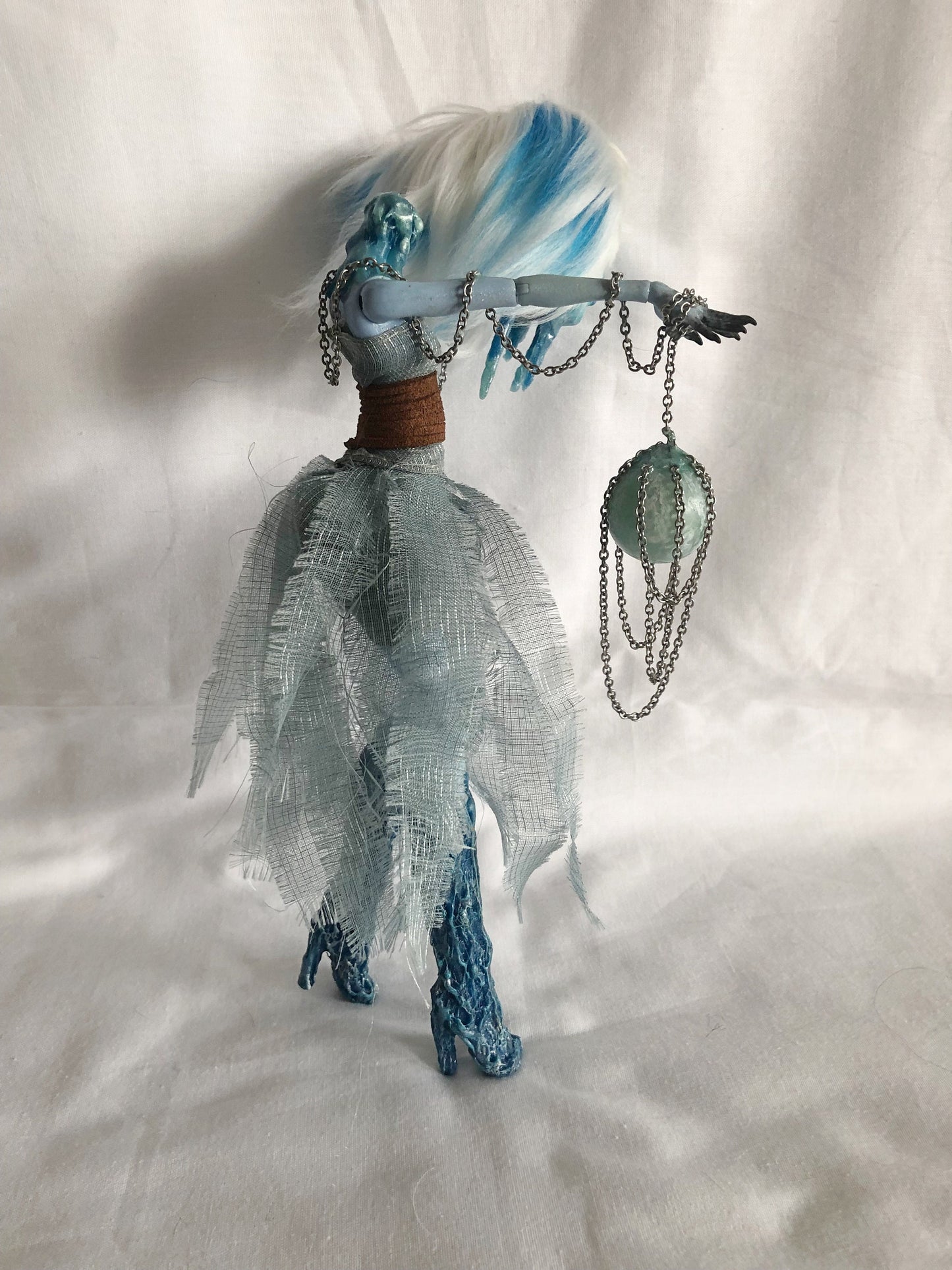 Figurine, altered doll, doll repaint