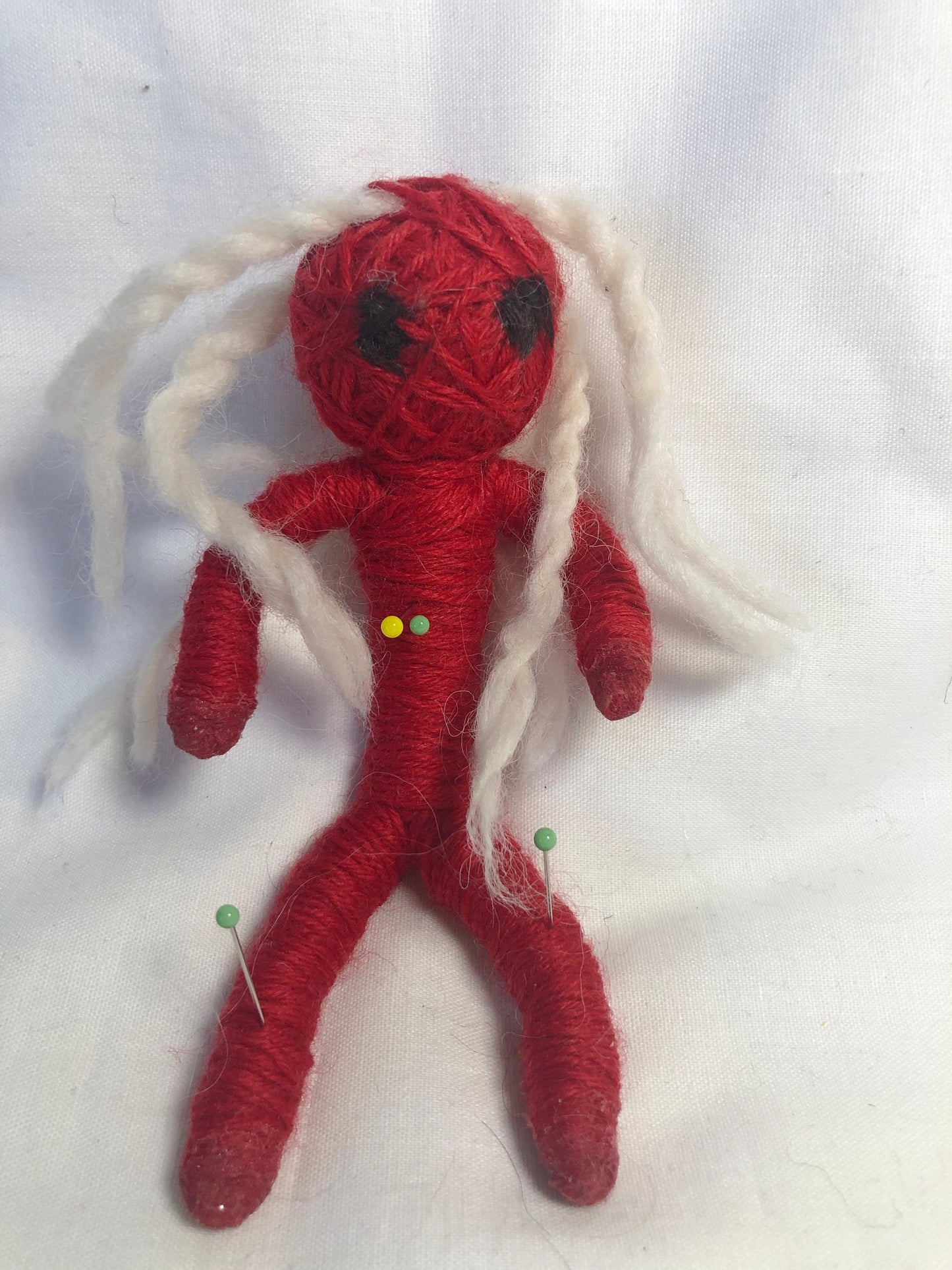 halloween decoration, voodoo doll pin