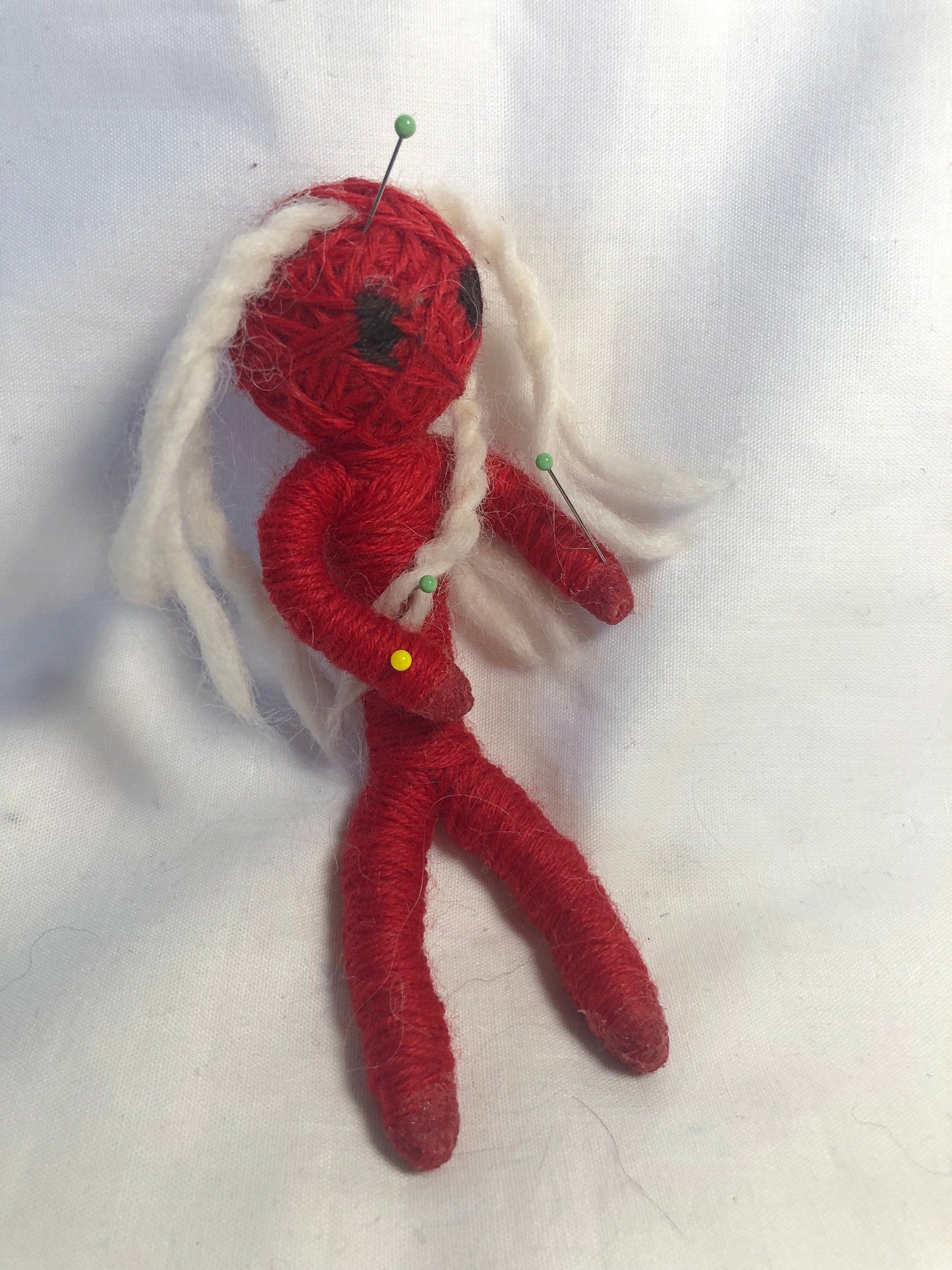 halloween decoration, voodoo doll pin