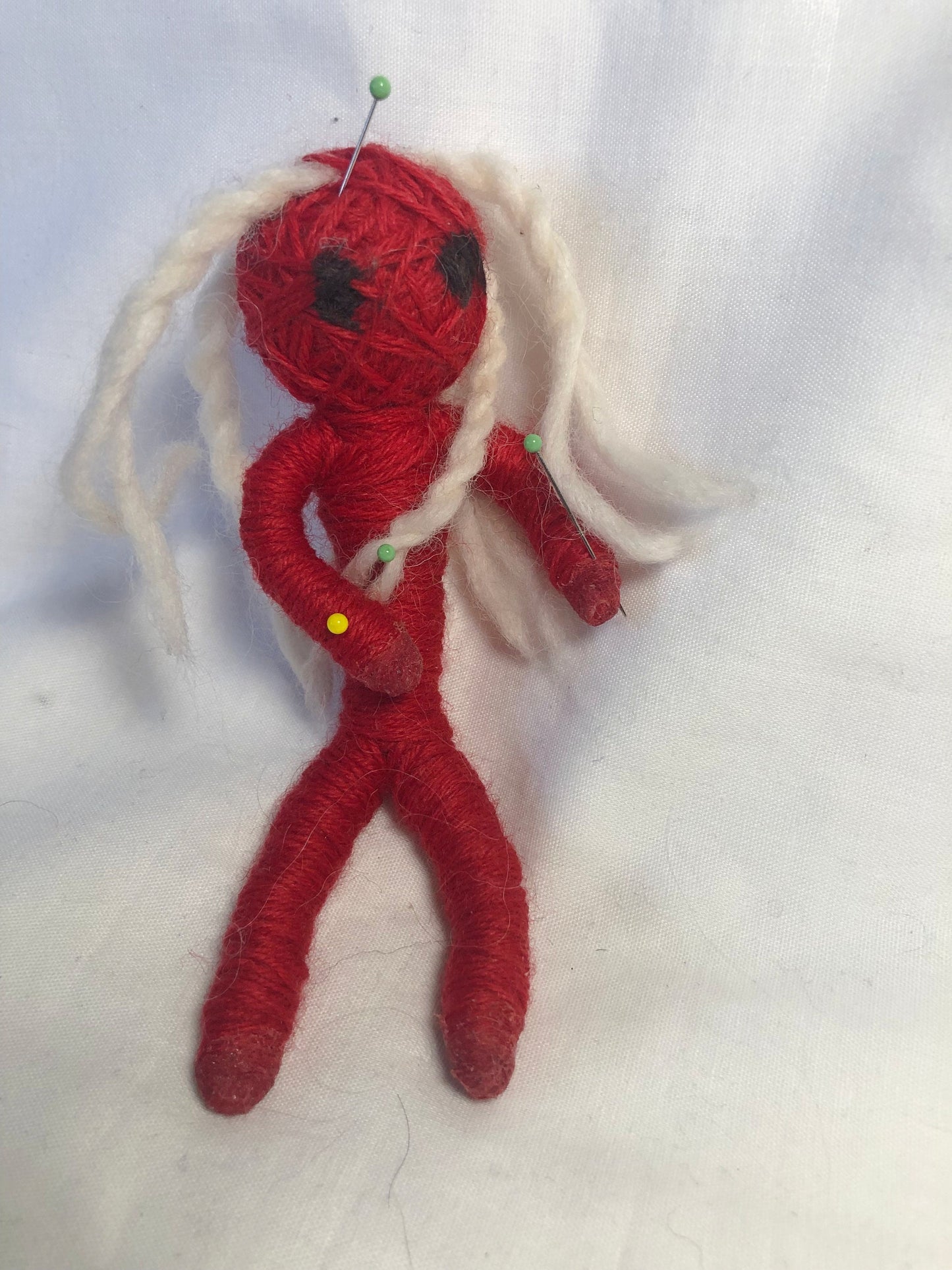 halloween decoration, voodoo doll pin