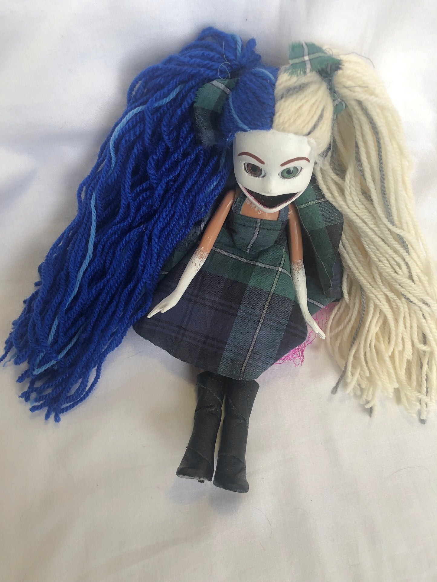 Altered Bratz doll, repainted doll