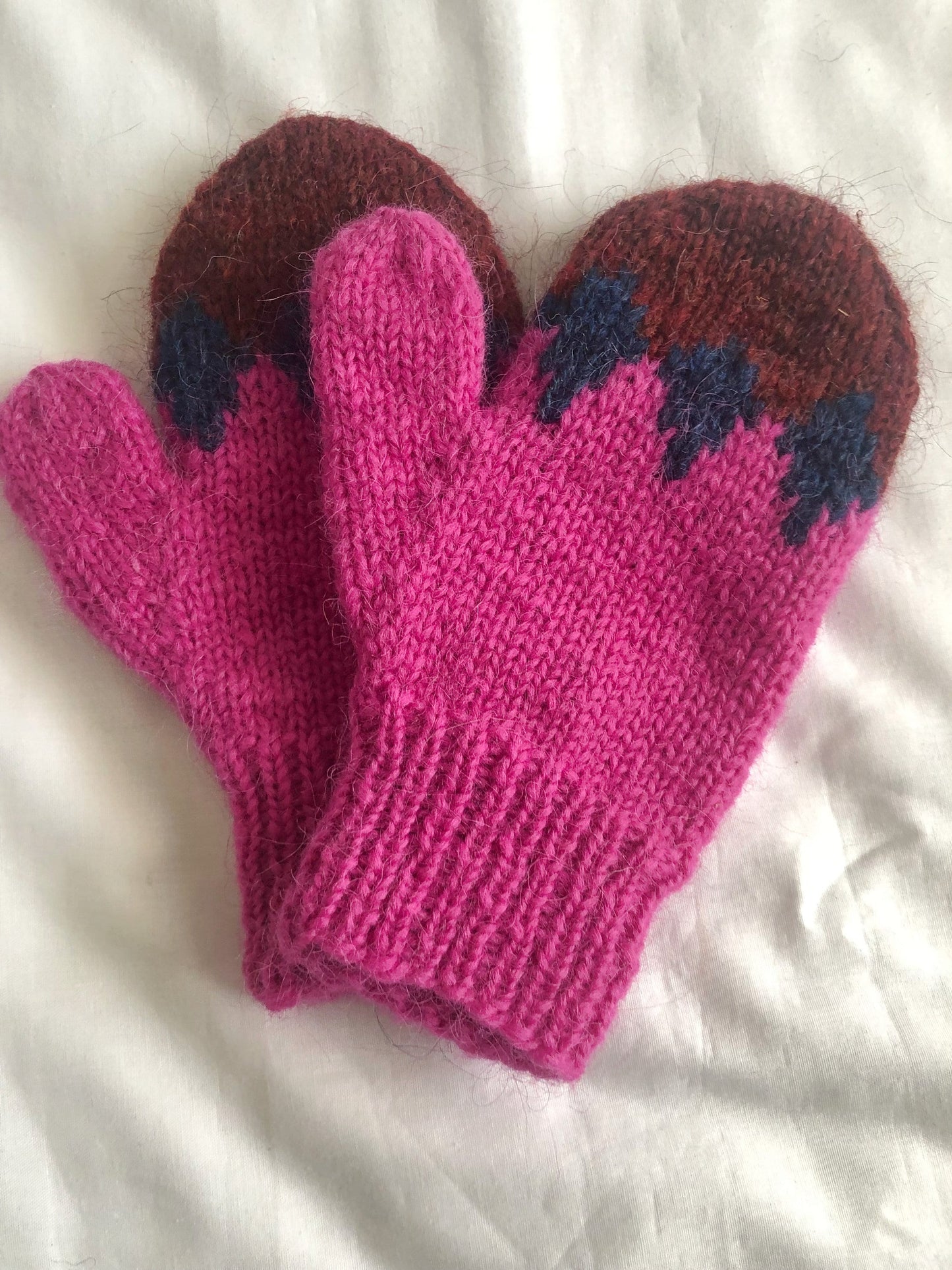 Wool mittens, Icelandic wool mittens