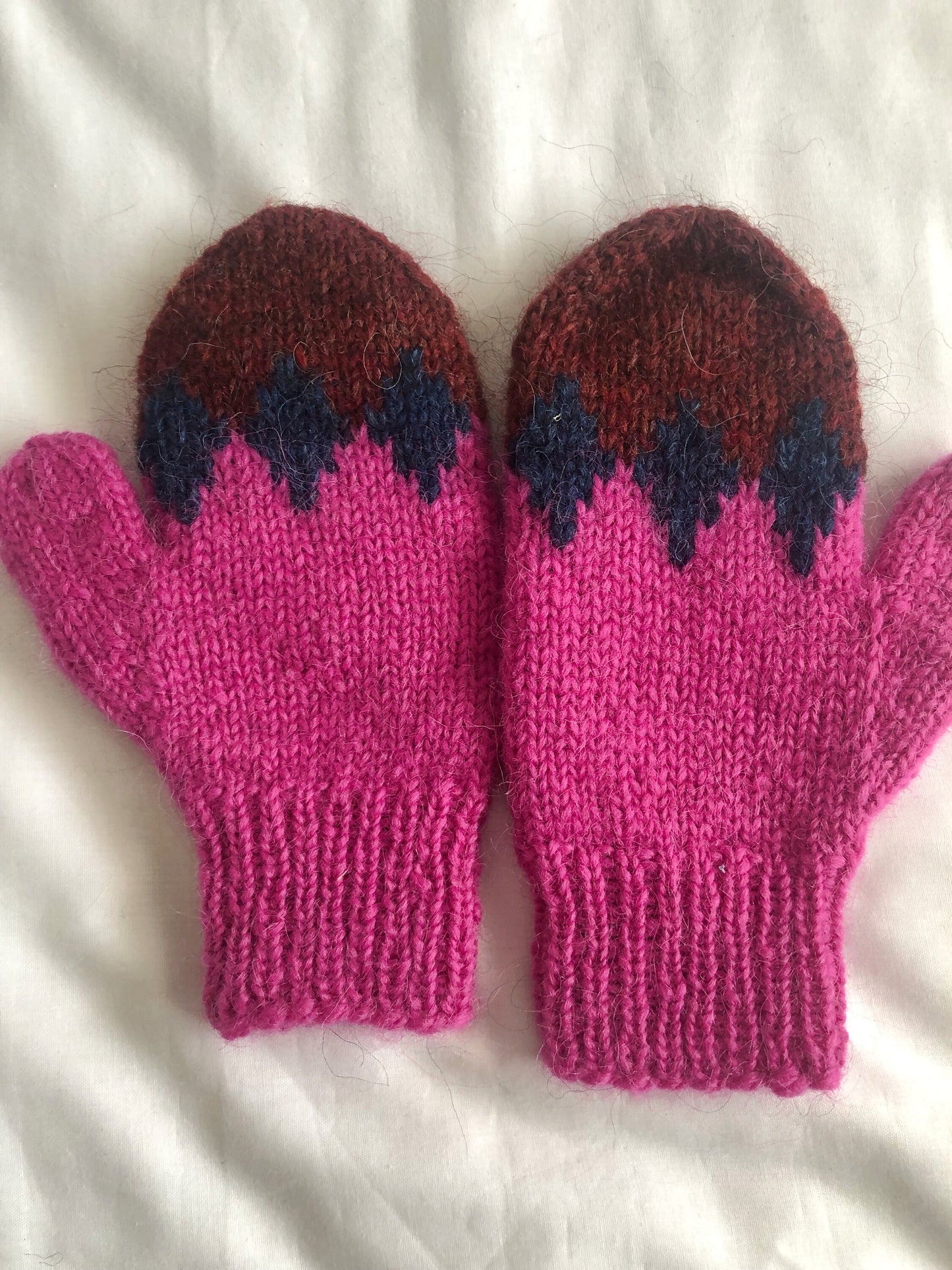 Wool mittens, Icelandic wool mittens