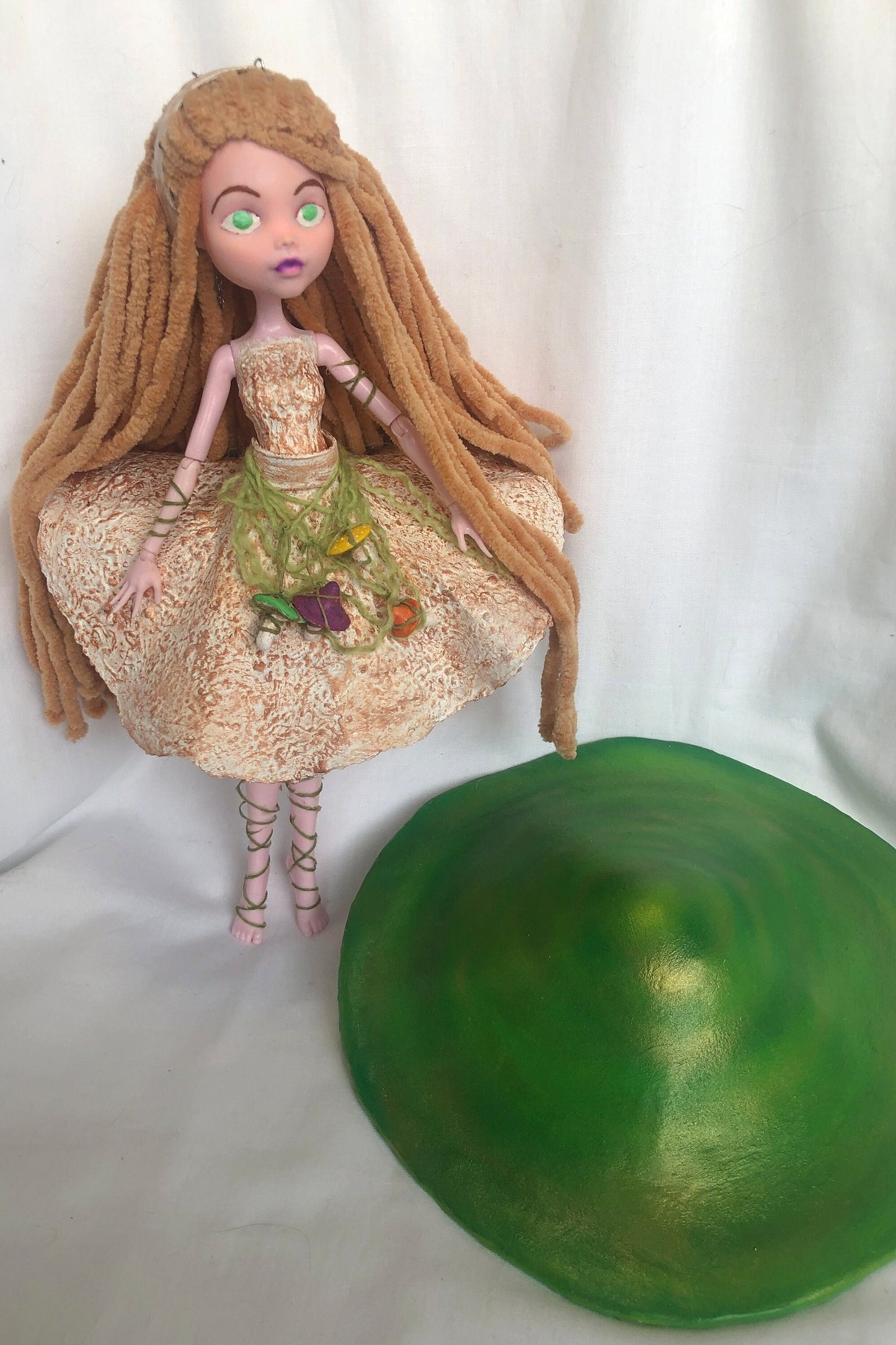 Monster High repainted doll, Art doll, figurine