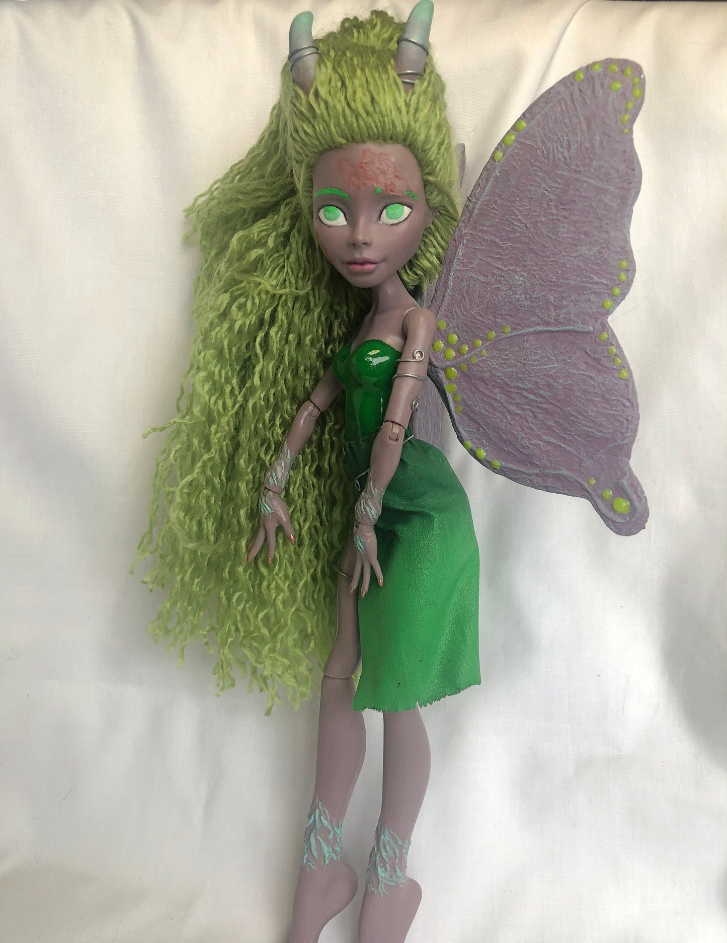 Butterfly figurine, altered Monster High butterfly
