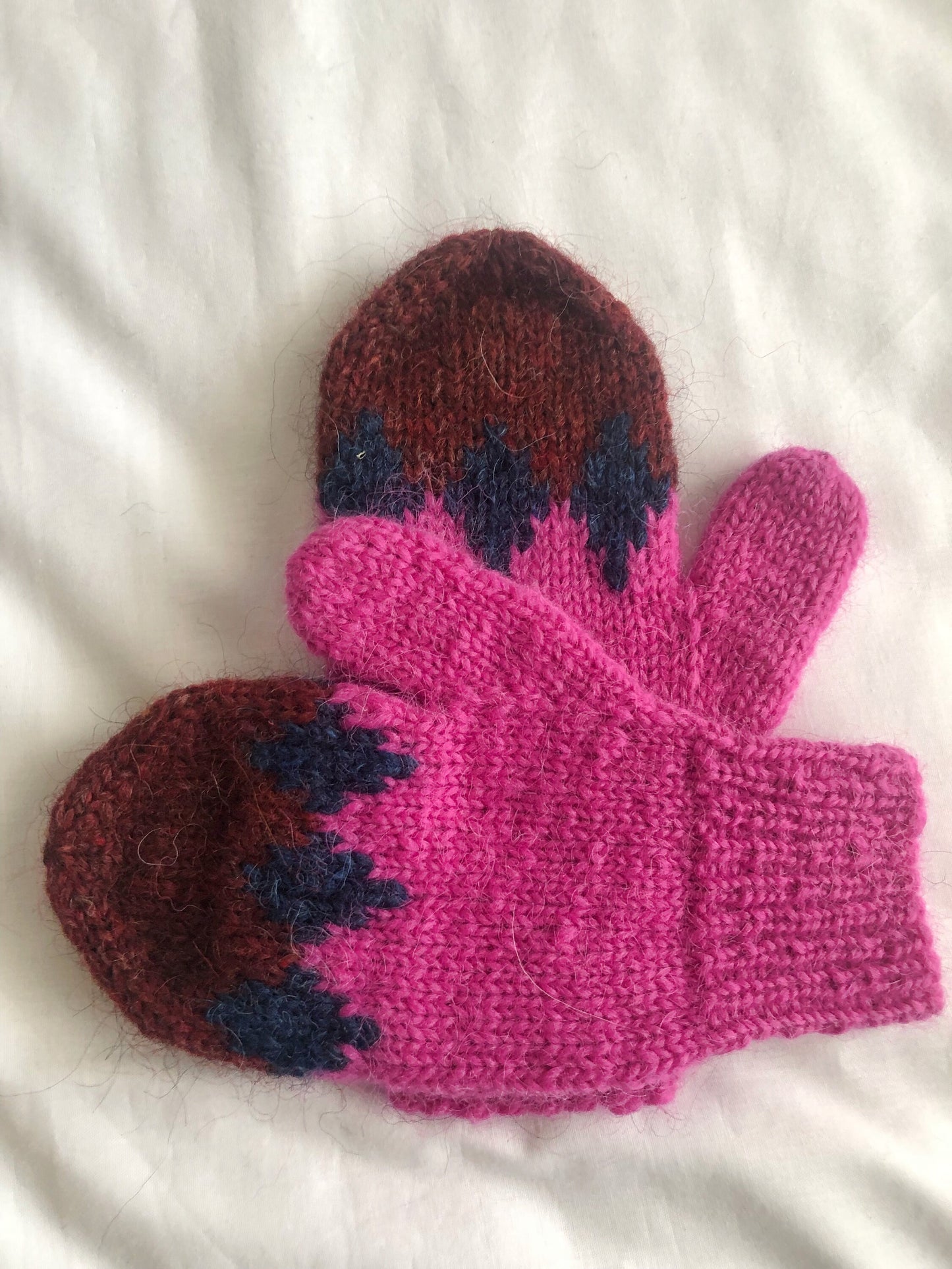 Wool mittens, Icelandic wool mittens
