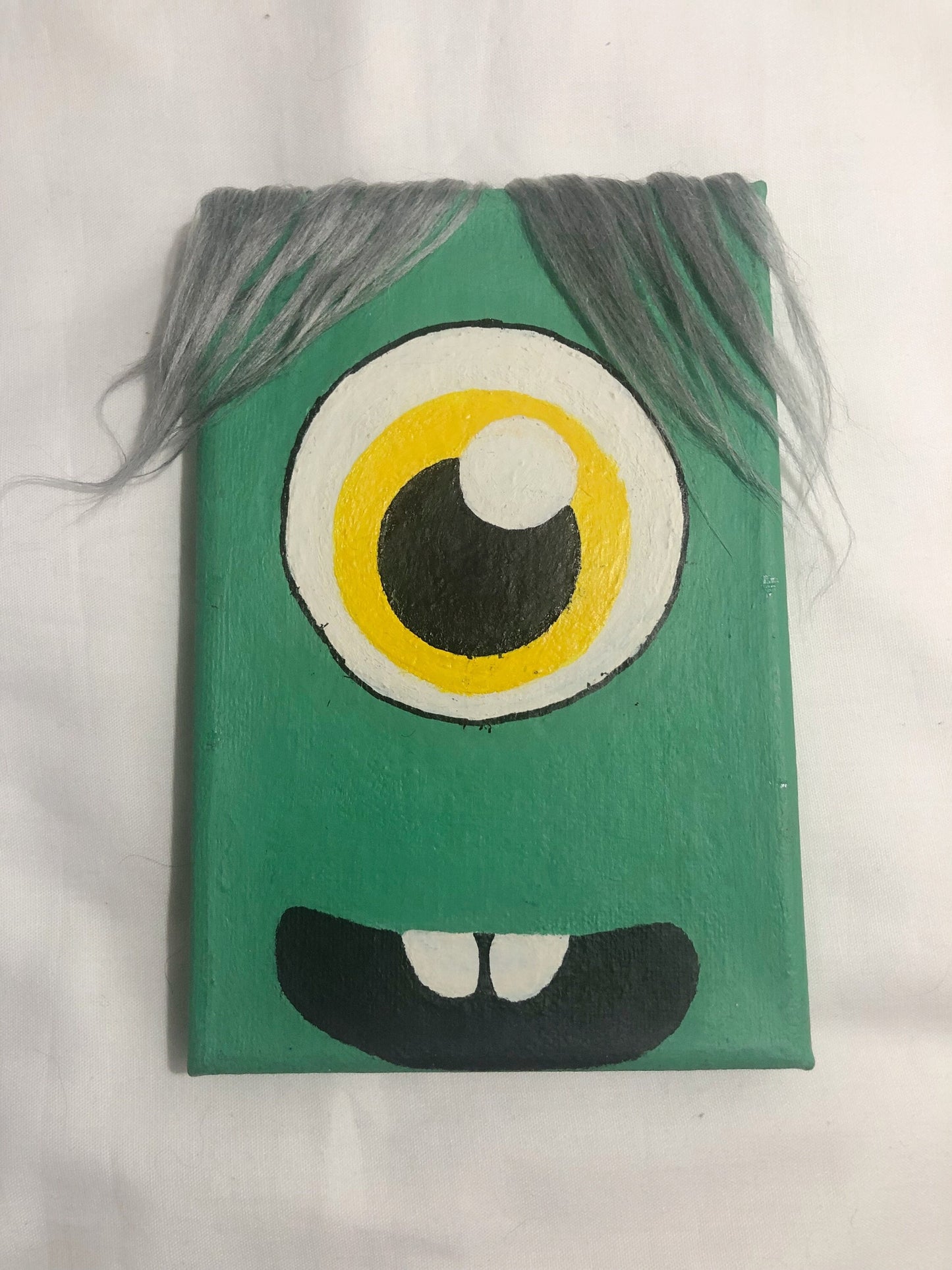 kids room painting, toddler's room decoration, mixed media painting