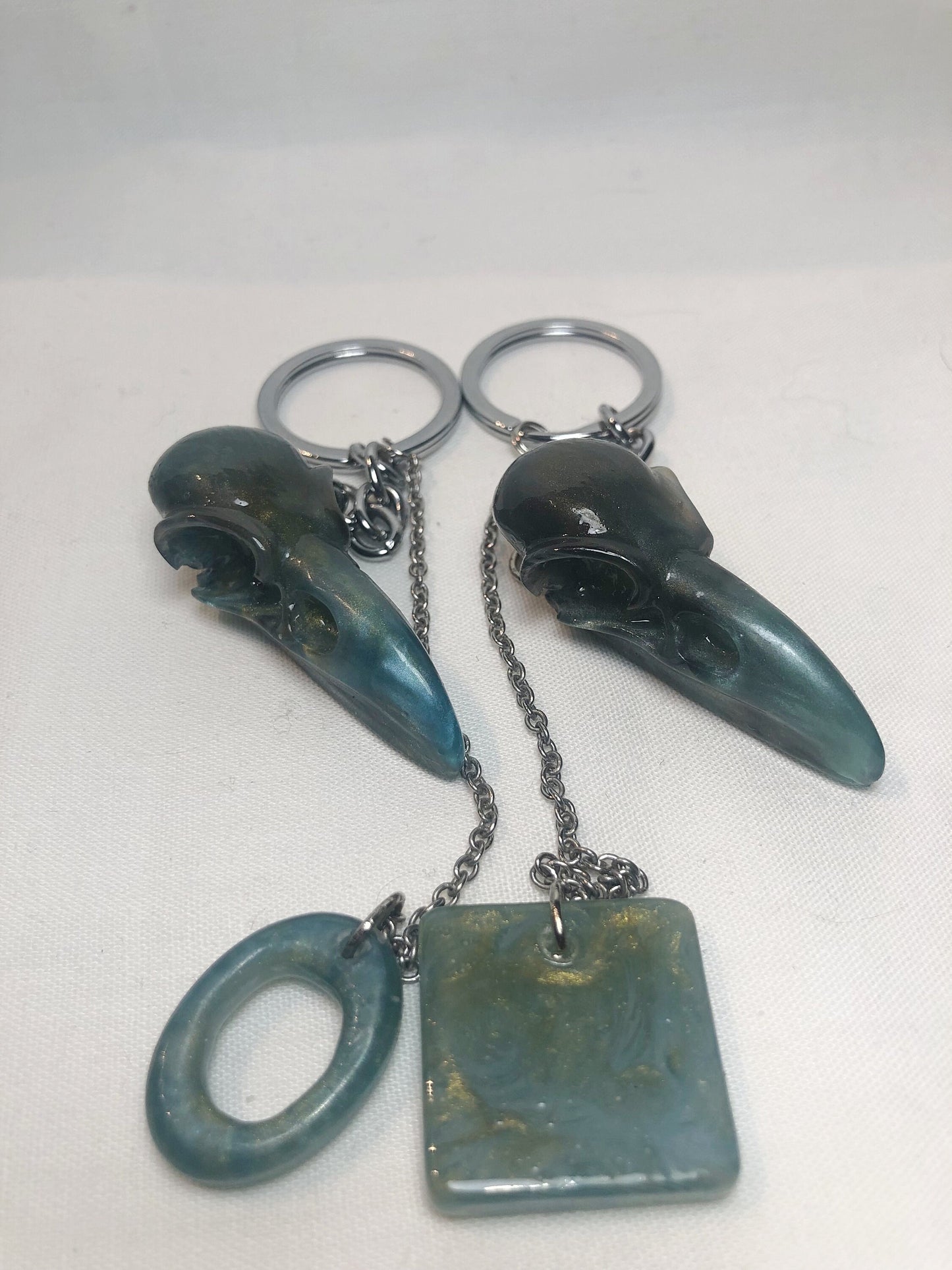 Skull keychain and charm