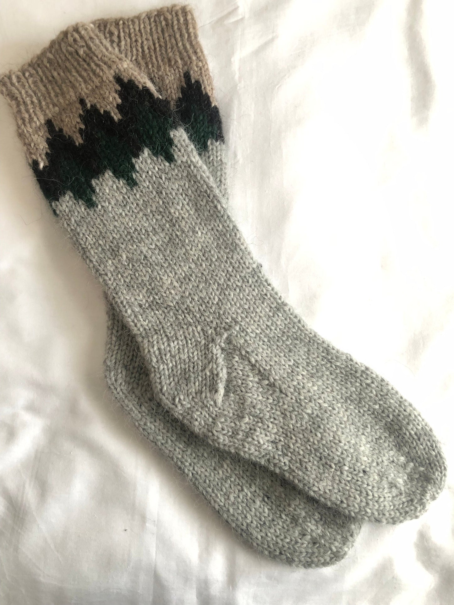 Icelandic high wool socks, lopasokkar, wool socks