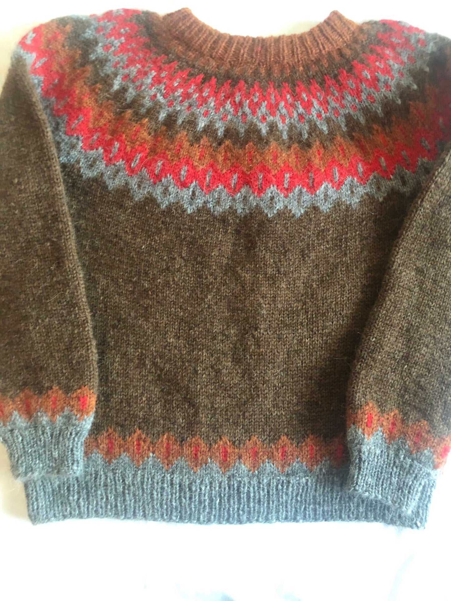 Icelandic jumper/sweater, traditional Icelandic wool sweater