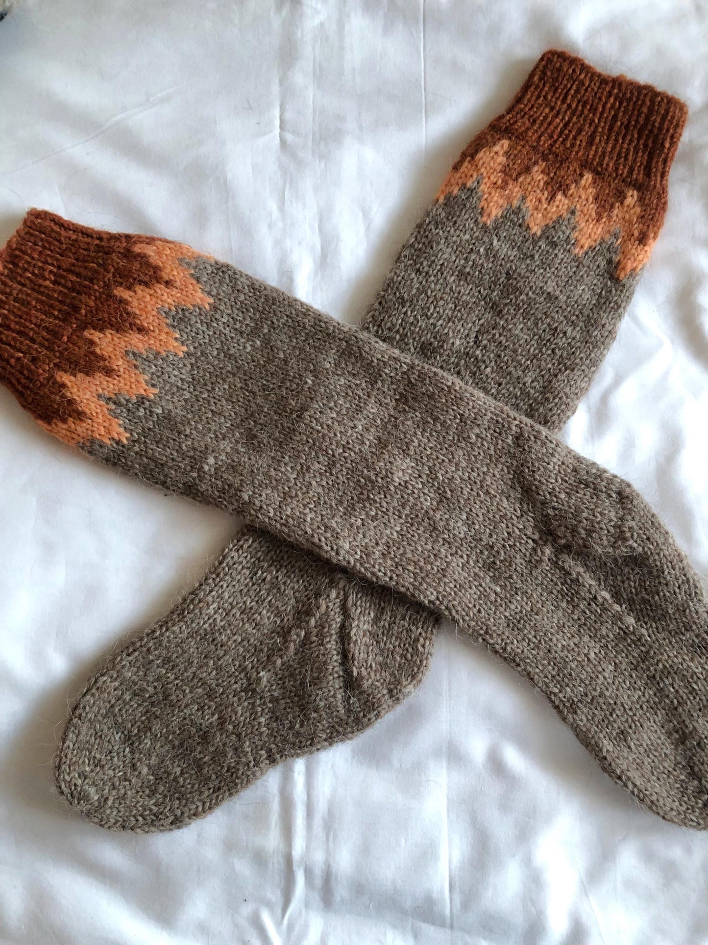wool socks, un spun wool socks, sheep wool socks, lopasokkar