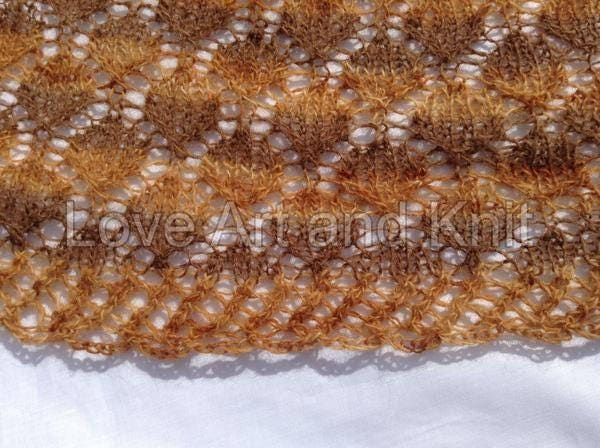 lace knitted shawl, prayer shawl