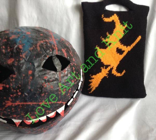 trick or treat bag, witch bag