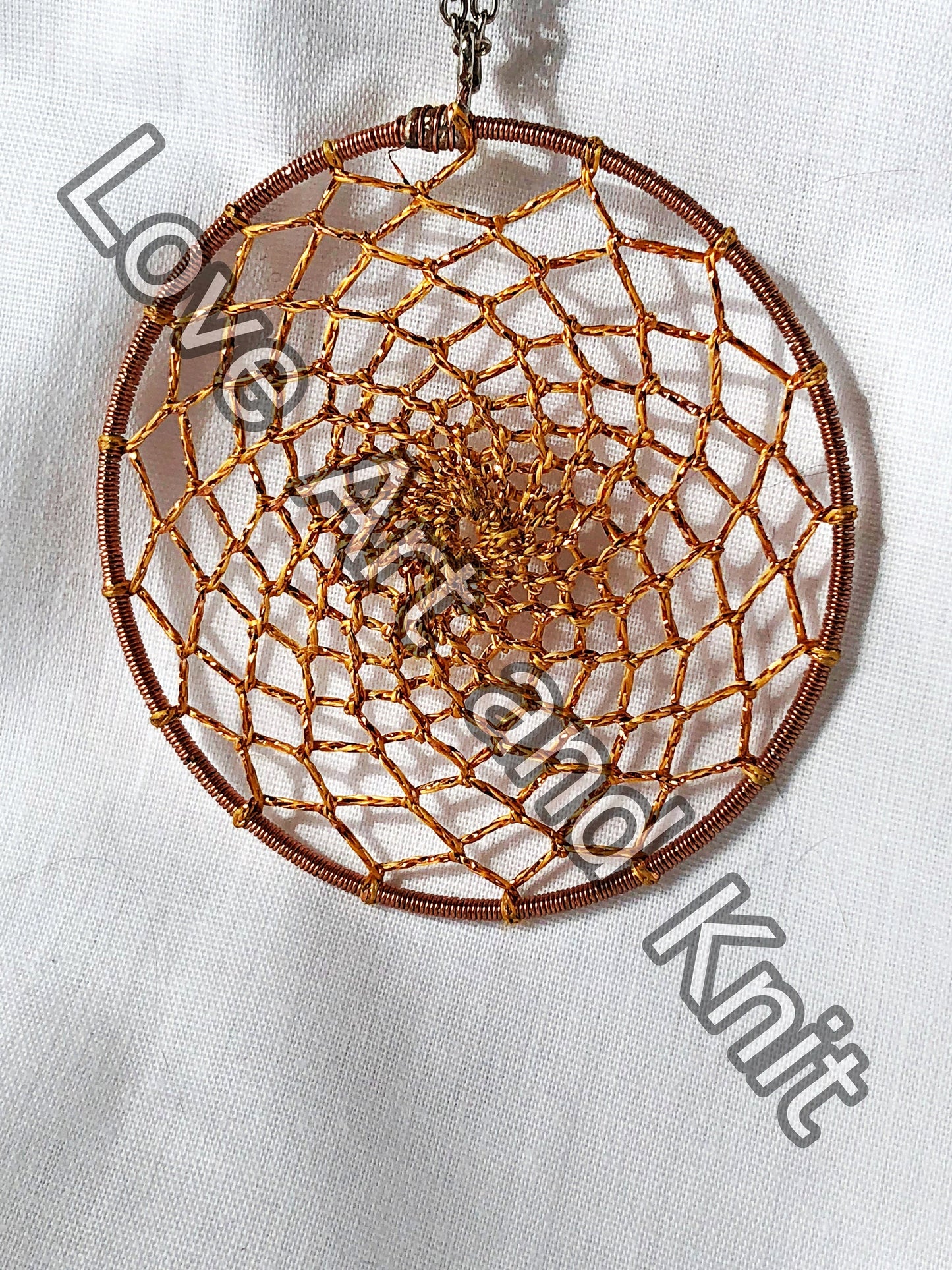 Dream catcher necklace