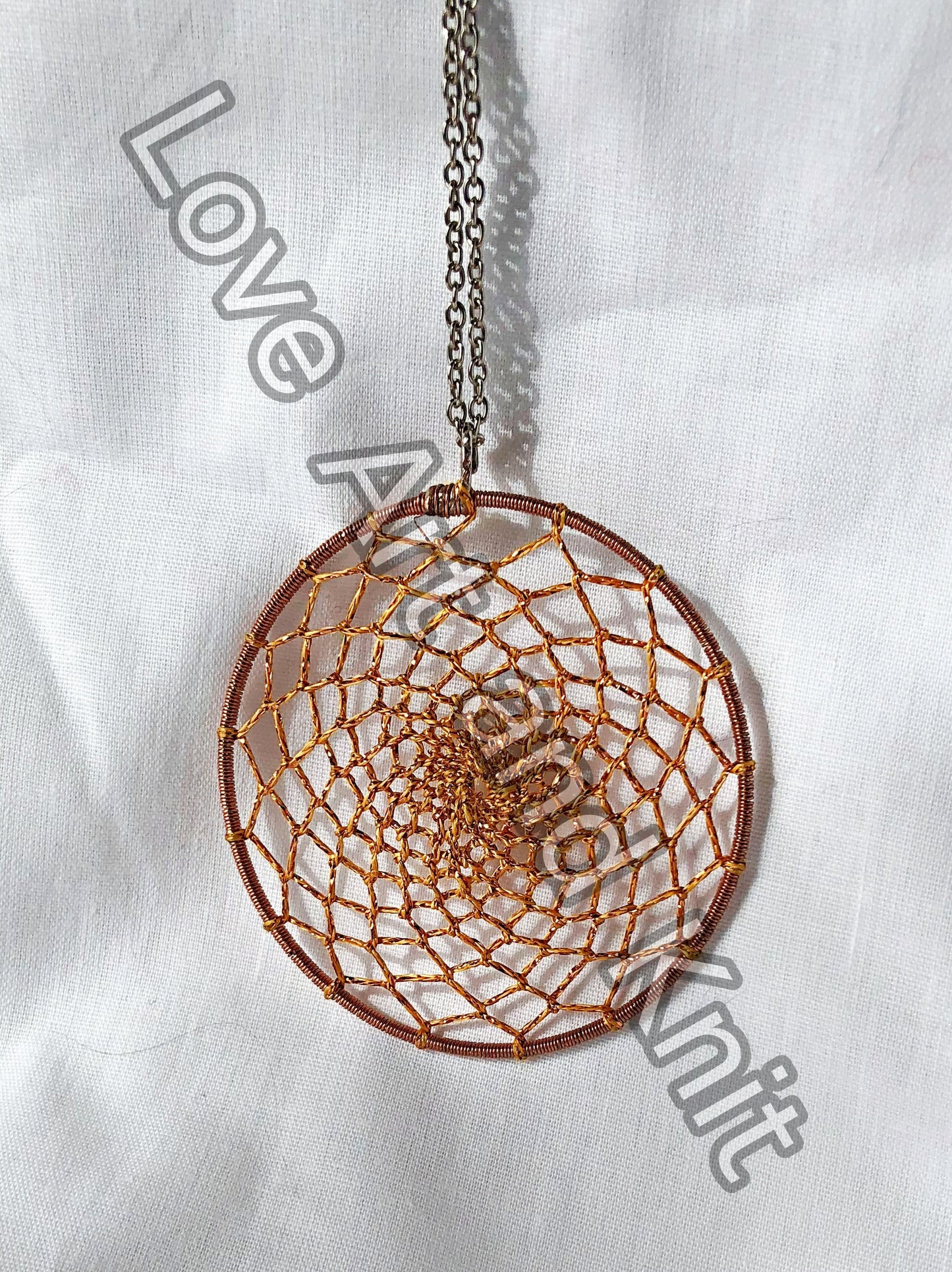 Dream catcher necklace