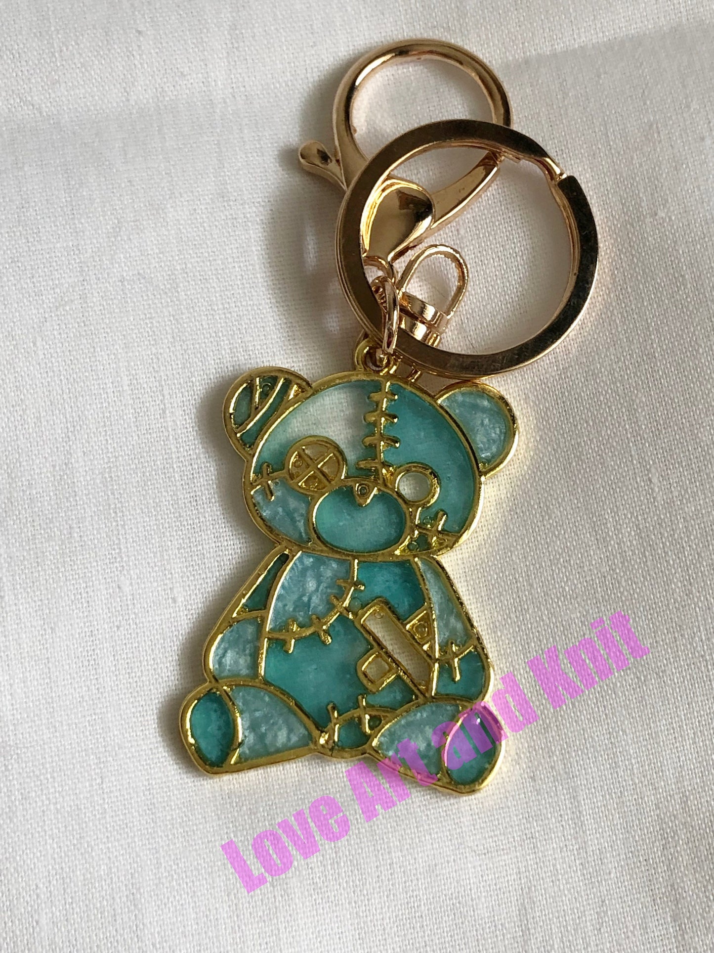 Necklace, pendant, keychain, for her, gift for her, resin jewellery, resin necklace, teddy necklace, teddy bear, for girlfriend, birthday