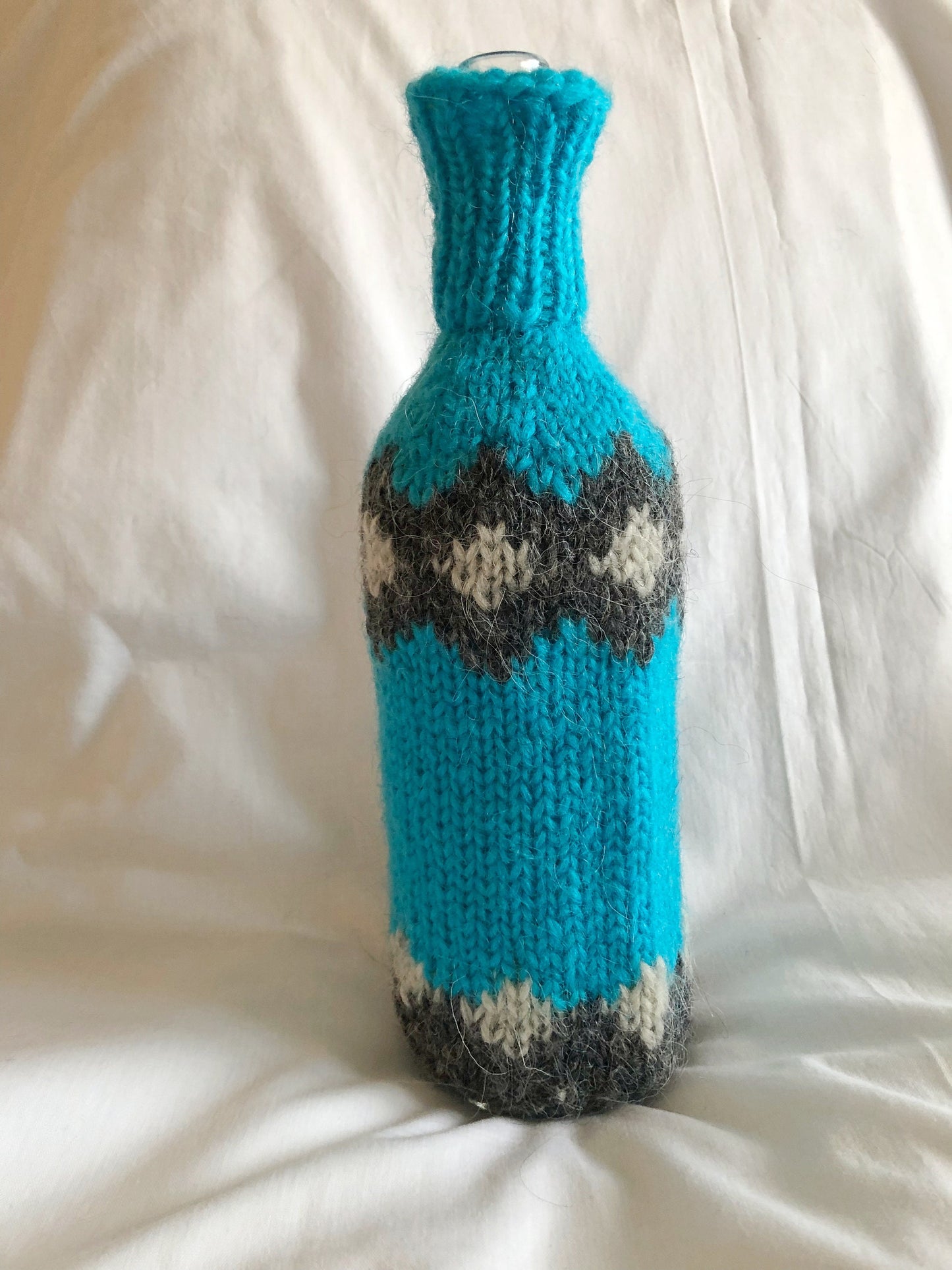 bottle sleeve, anniversary gift, table decoration