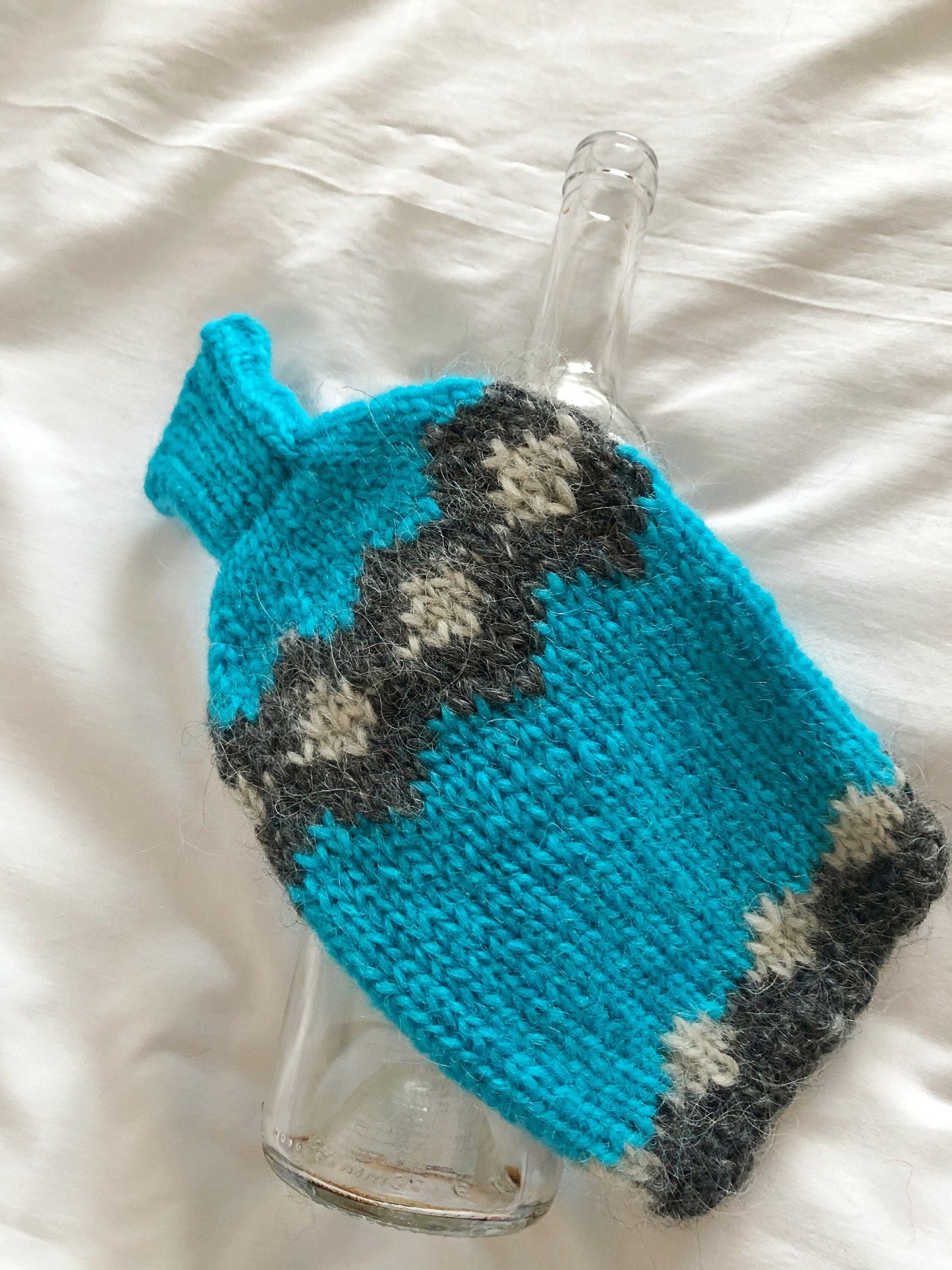 bottle sleeve, anniversary gift, table decoration