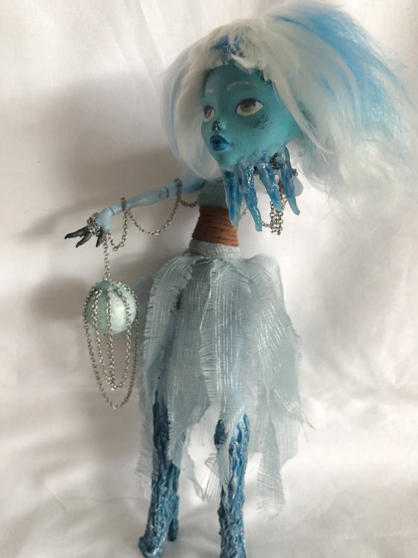 Figurine, altered doll, doll repaint