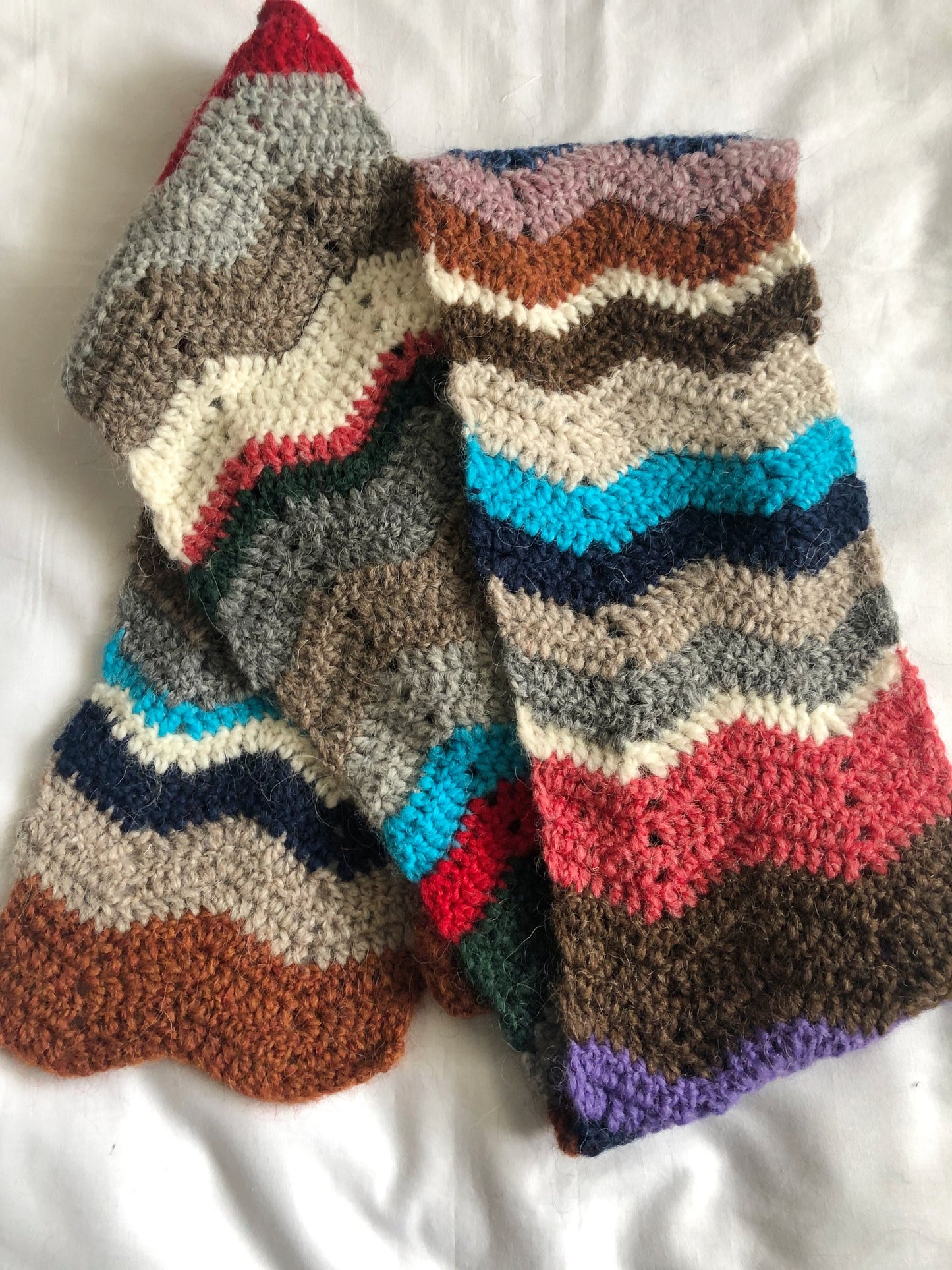 Wool scarf, Icelandic wool scarf