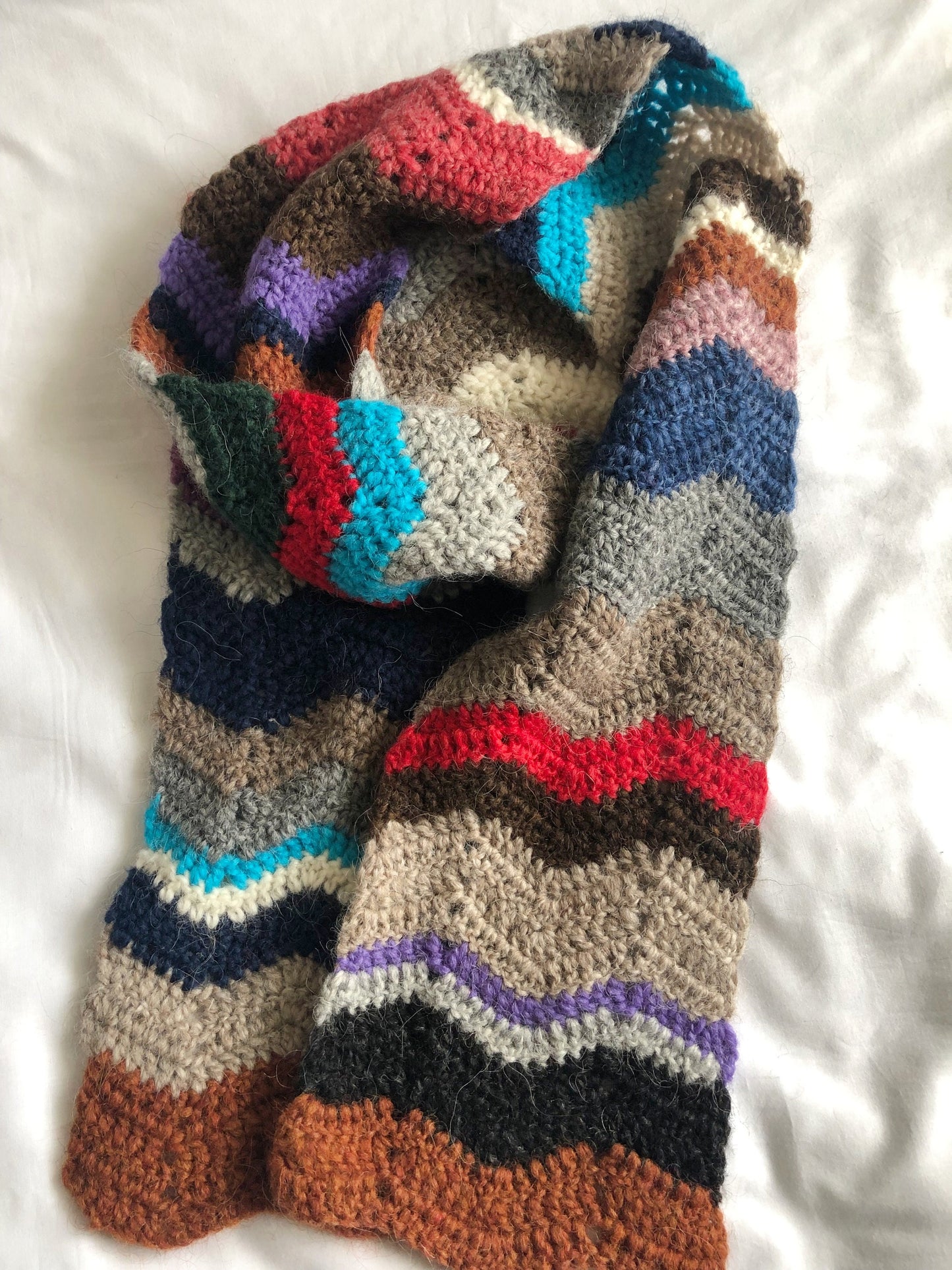 Wool scarf, Icelandic wool scarf