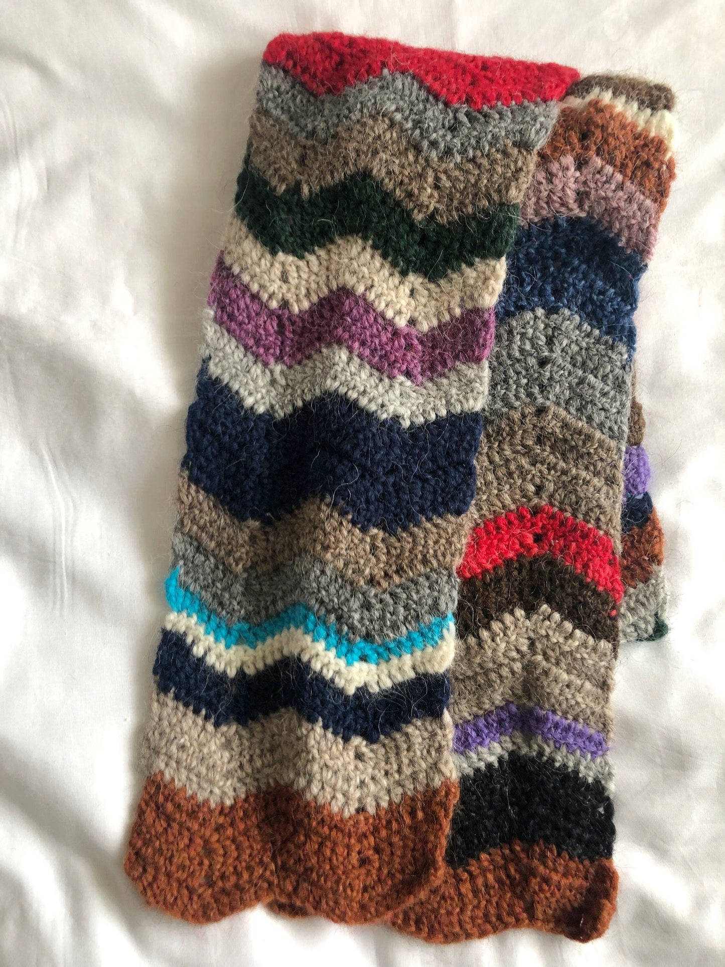 Wool scarf, Icelandic wool scarf
