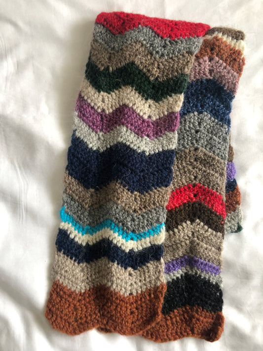 Wool scarf, Icelandic wool scarf