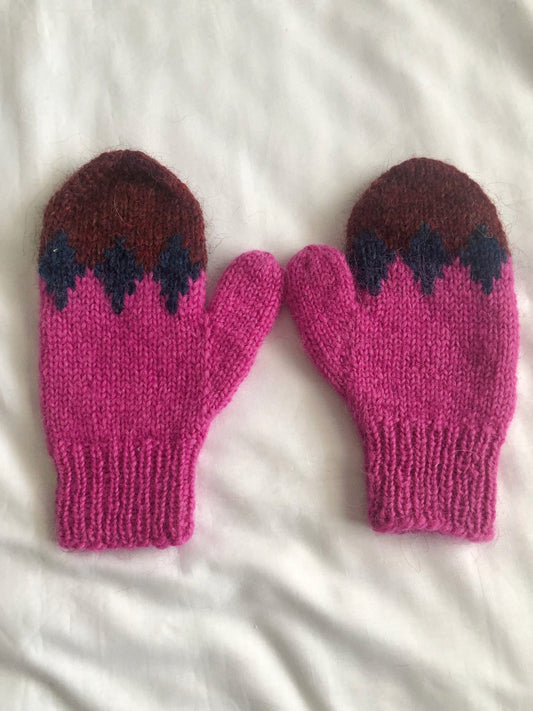 Wool mittens, Icelandic wool mittens