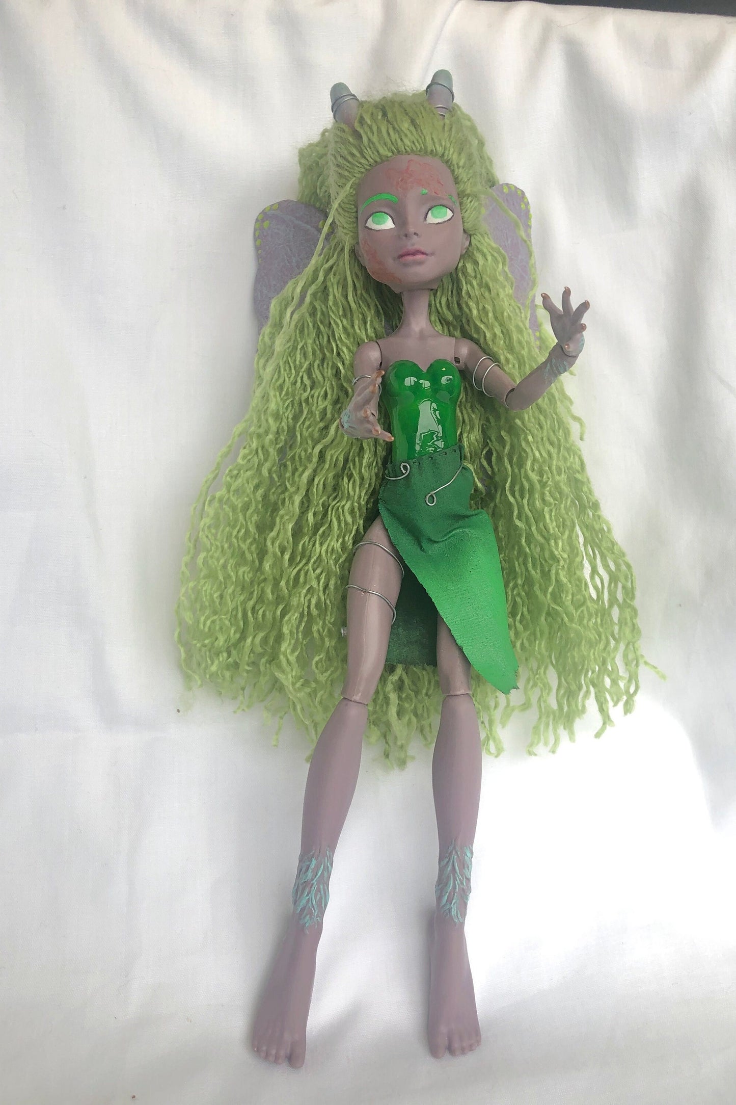 Butterfly figurine, altered Monster High butterfly