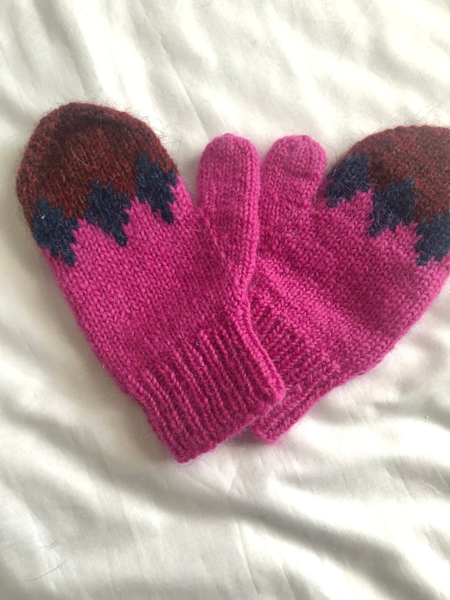 Wool mittens, Icelandic wool mittens